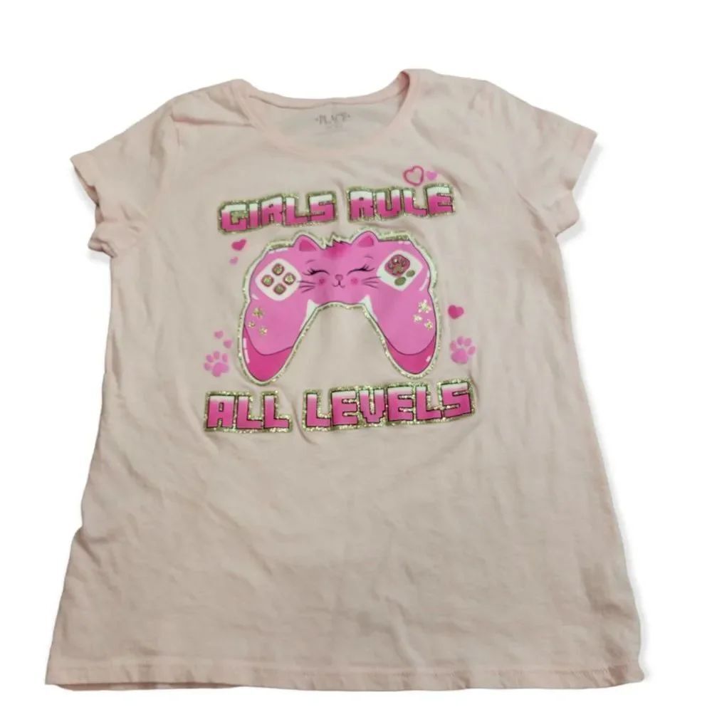 Children's Place "Girls Rule All Levels" shirt L10/12